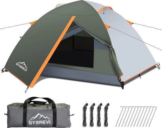 Tenda da campeggio, tenda a cupola, tenda da tenda, impermeabile all'acqua, impermeabile al vento, tenda a cupola 2-3, tenda ultraleggera per campeggio, outdoor, trekking