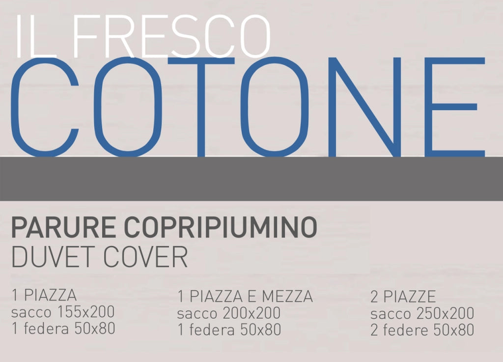 Sacco Copripiumino In 100% Cotone Made Italy Disegno Moderno Happy - Singolo - Love You