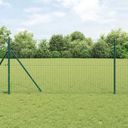 Palo della recinzione 13 pcs Verde Acciaio 42004197