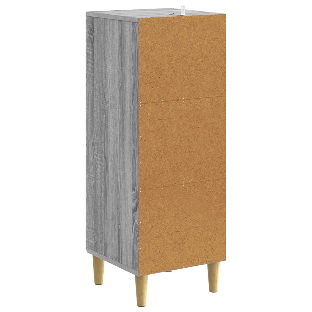Credenza Sonoma grigio 33 x 34,5 x 90 cm Legno ingegnerizzato 895061