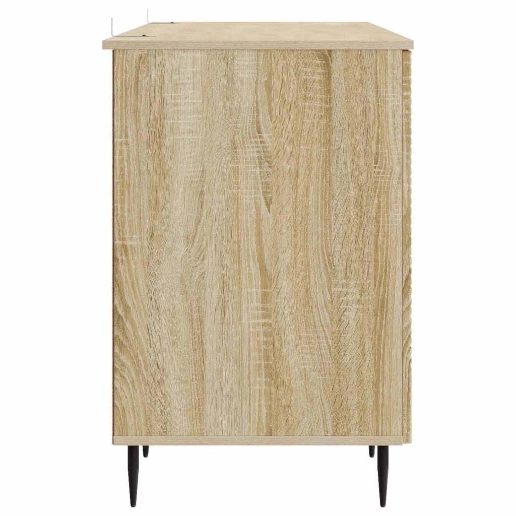 Scrivania | Tavolo da Ufficio Rovere Sonoma 142,5 x 50 x 75 cm Legno ingegnerizzato