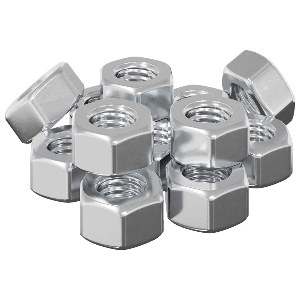 Nuts Esagonali a Ghianda 12 pz Argento m8 Metallo CFW9484262