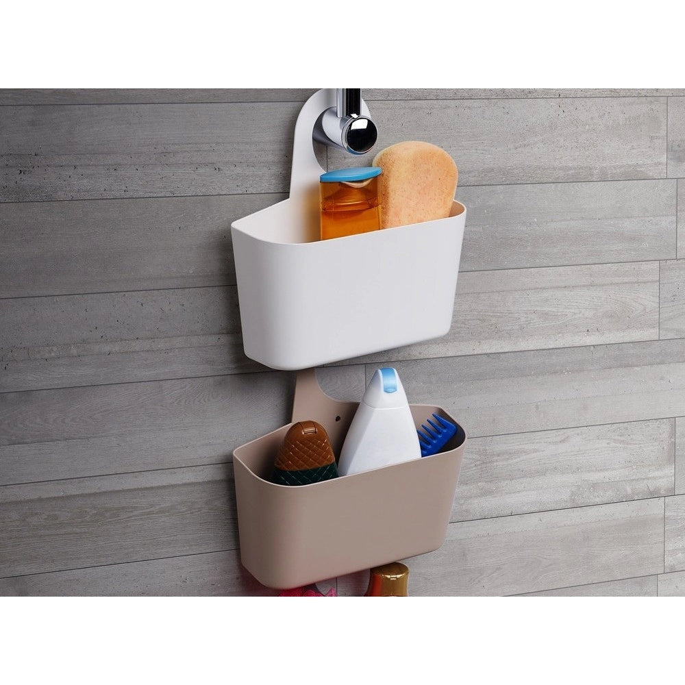 Trade Shop - Porta Oggetti Cestino Con Gancio Appendere Doccia Bagno Casa Colori Vari 79460 -