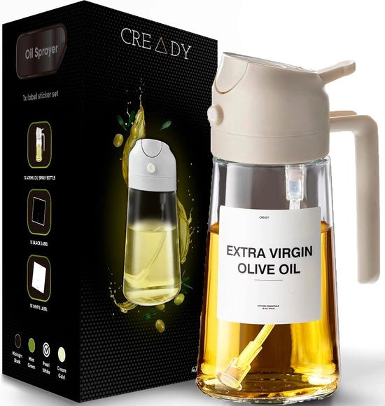 Olioverstuiver 2 in 1 per olierecipienti da 470 ml - Dispensatore e olioverstuiver unico