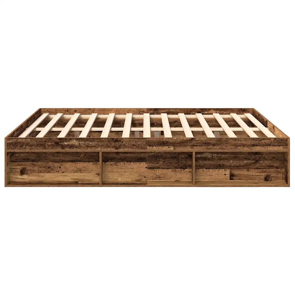 Giroletto senza Materasso Legno Antico 180x200 cm in Truciolato 3328861