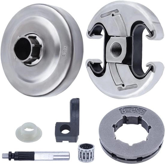 Kit di connessione ingranaggi e ingranaggi a vite per Husqvarna 340, 345, 346XP, 350 e 353 cesoie a catena, componenti sostitutivi duraturi per un'ottimale funzione pompa olio
