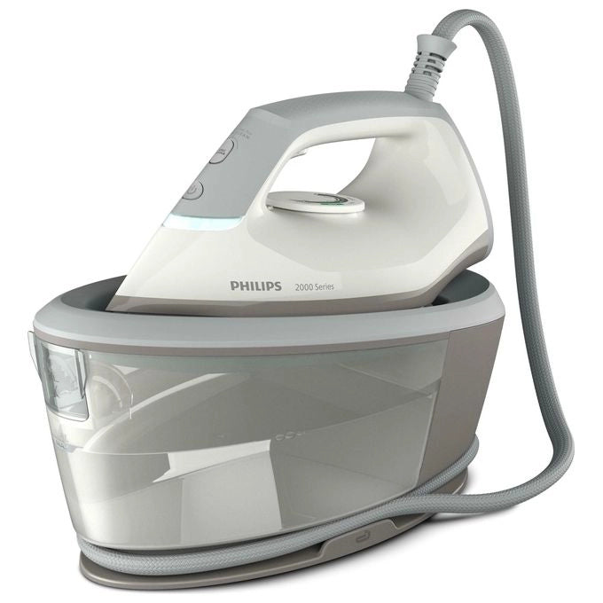 Philips 2000 series PSG2000/80 Ferro da stiro generatore di vapore, 2400W, 1.4L, Piastra in ceramica