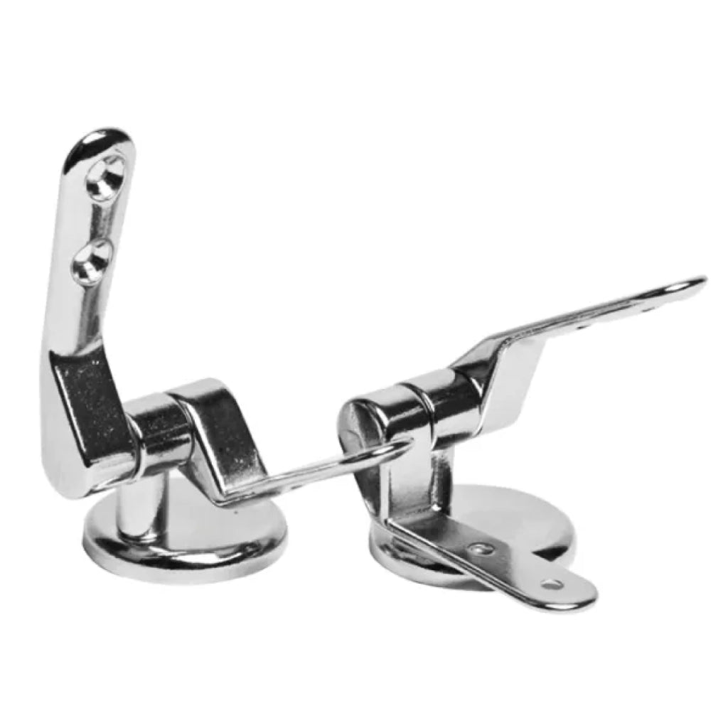 COPPIA CERNIERE IN OTTONE CROMATO INTER. 17 MM - OTTONE   V.CA