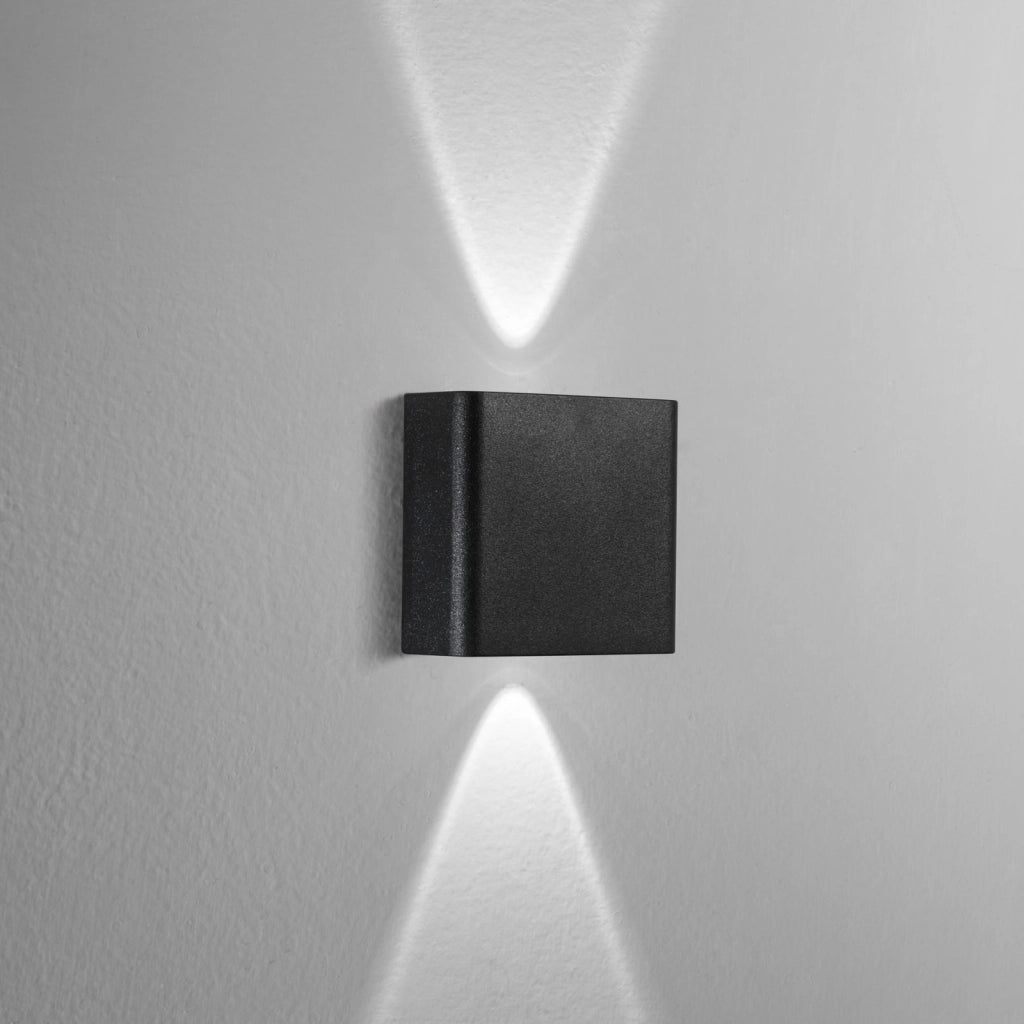 APPLIQUE BIEMISSIONE LED KLEIN NERA 6W 600LMCCT 3000K / 4000K IP65 16X4X10CM