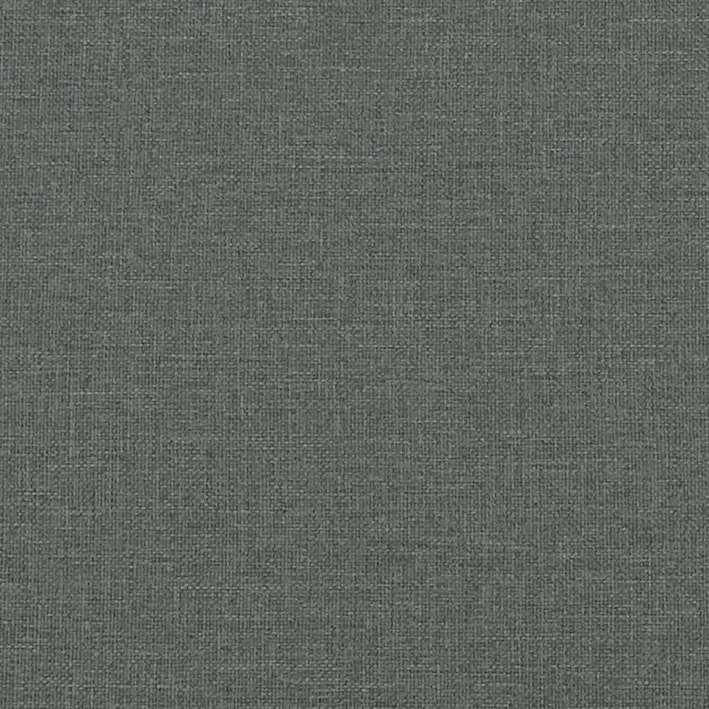 Divano Modulare con Cuscini in Tessuto Grigio Scuro 3321268