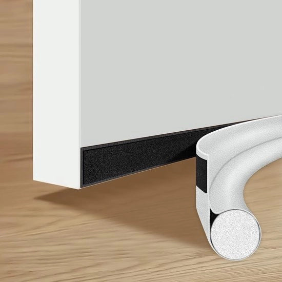 Striscia di chiusura per porte - Riduzione del rumore - Efficenza energetica - Impronta staccata - Blocca la tocca - Sotto la porta - Aumenta il comfort - Striscia di chiusura per porte