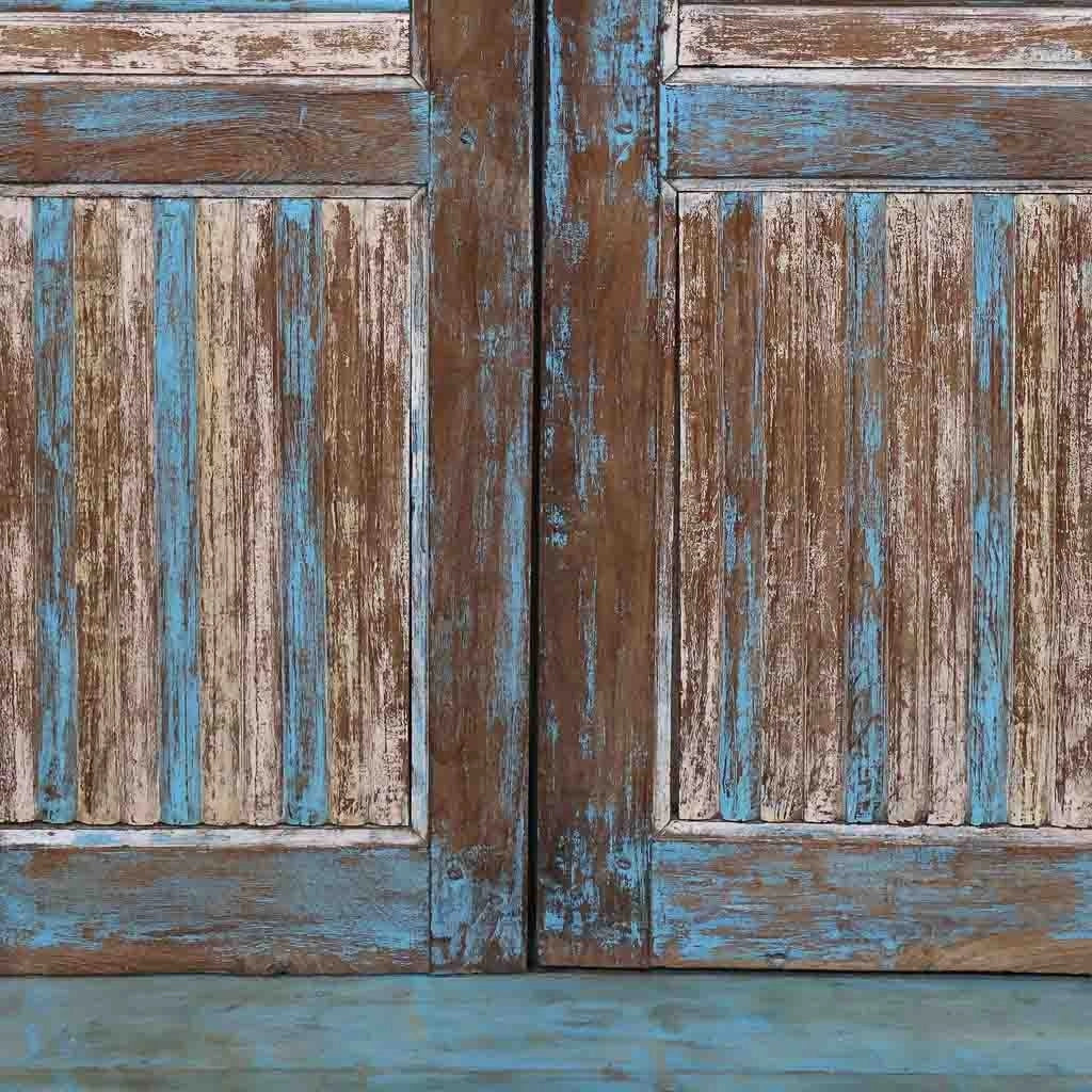 Porta in legno marrone 127x19x213h cm