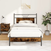 Giroletto senza Materasso Rovere Fumo 100x200 cm in Truciolato 4106885