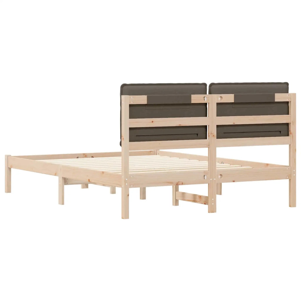 Letto con Testiera Rivestita Talpa 120 x 190 cm 877857