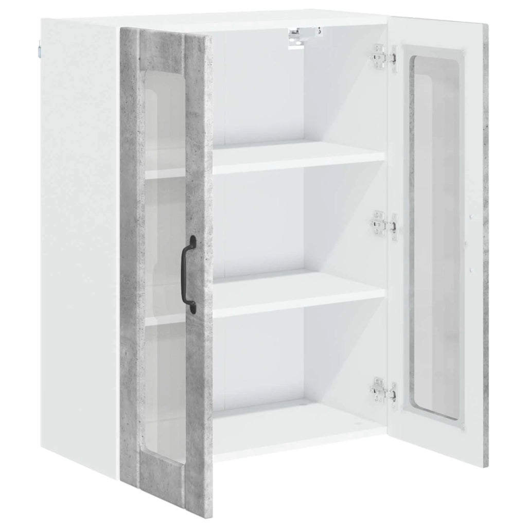 Mobile da cucina-Armadio da cucina Grigio cemento 60 x 31 x 80 cm 433804