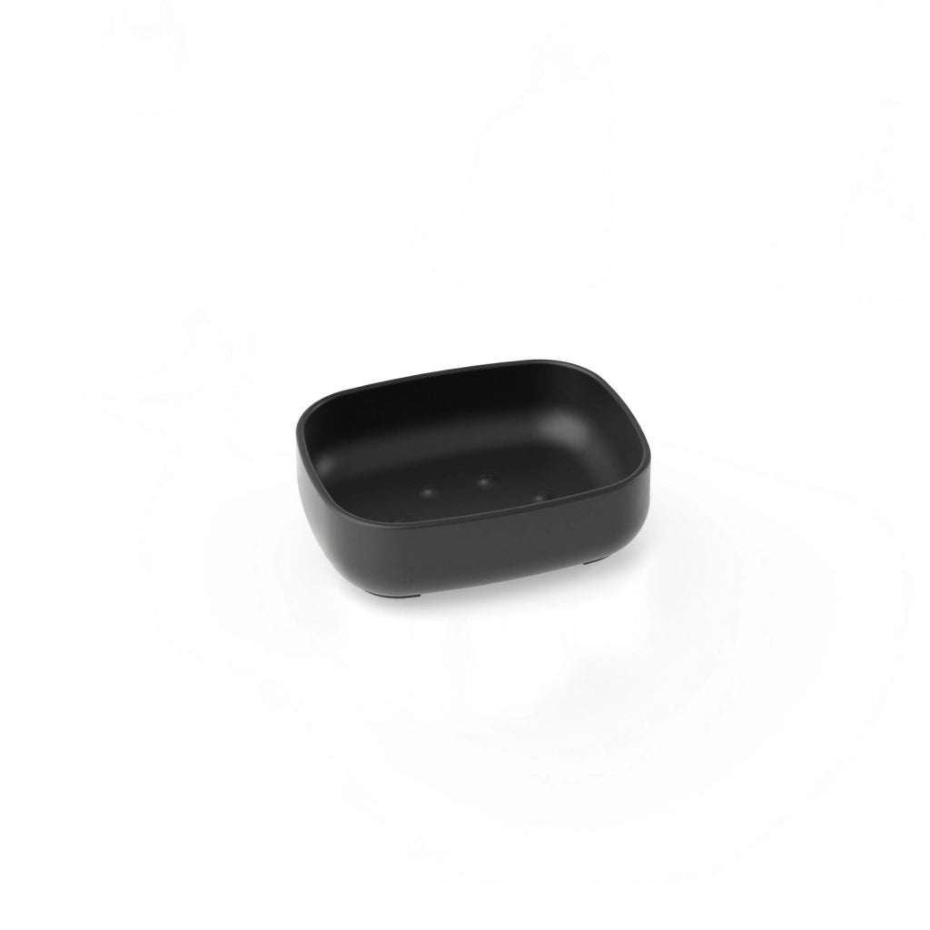 PORTA SAPONE POD- Nero cm 11,5 x h.3 x 9- METAF- pezzi 1