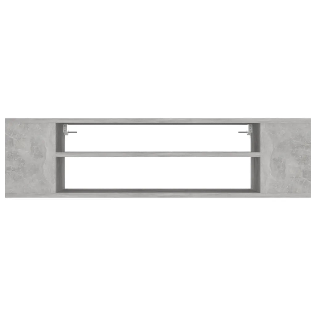 Mobile TV Pensile Grigio Cemento 100x30x26,5 cm Multistrato 806233