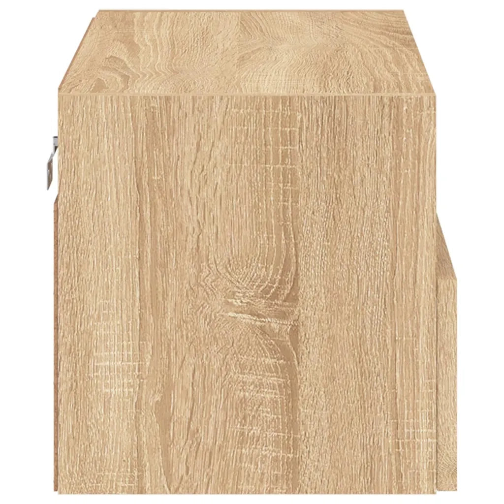 Mobile TV a Parete Rovere Sonoma 60x30x30 cm Legno Multistrato 836858