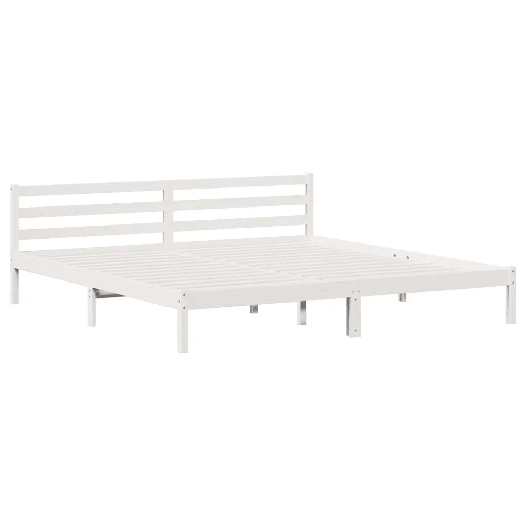 Struttura del letto con testiera-Giroletto con Testiera Bianco 208.6 x 157.6 x 69.4 cm 146186