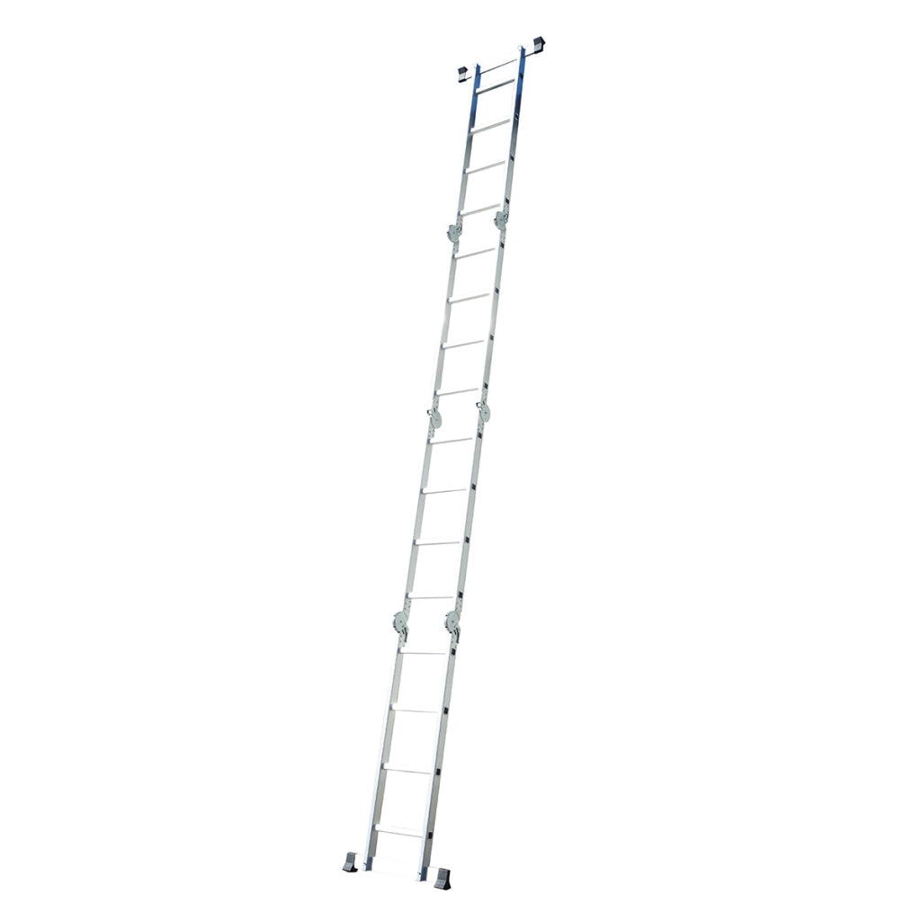 Scala multifunzionale a 4 segmenti, 4,6 m, portata 150 kg