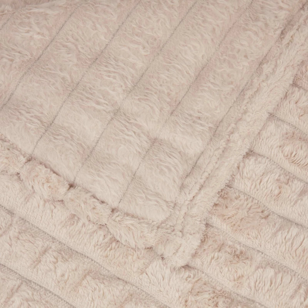 Coperta Beige 150 x 130 cm Panno