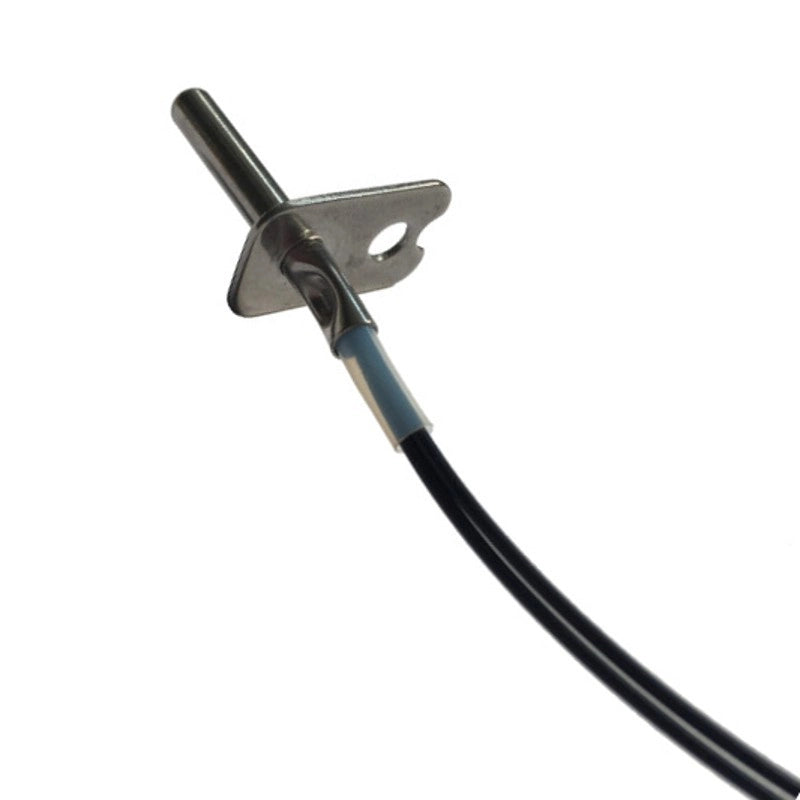 Sonda NTC 1K - 200°C con flangia con cavo da 15cm per rilevare temperatura dell'ambiente in cui è installato l'apparecchio.