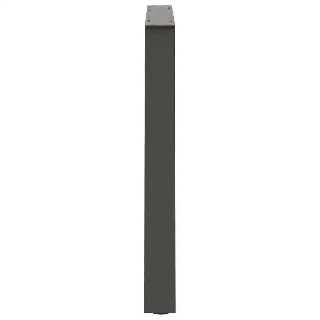 Gambe per tavolo da pranzo a forma di V 2 pz | Piede del tavolo Antracite 90x(72-73,3) cm Acciaio