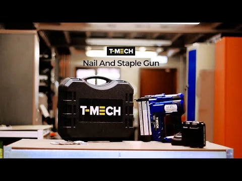 Pistola Sparachiodi Graffettatrice Pneumatica 2 in 1 18V Senza Fili con Batteria