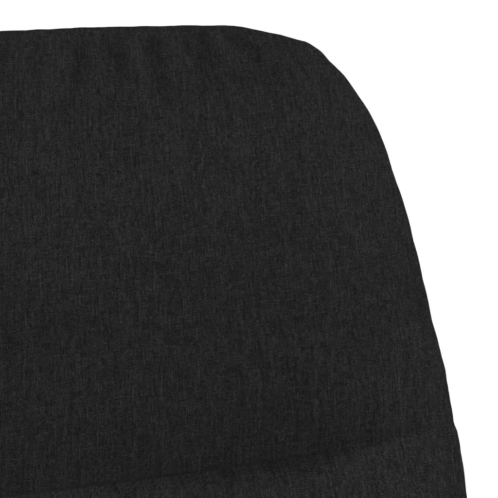 Sedia a Dondolo Nera in Tessuto 341048