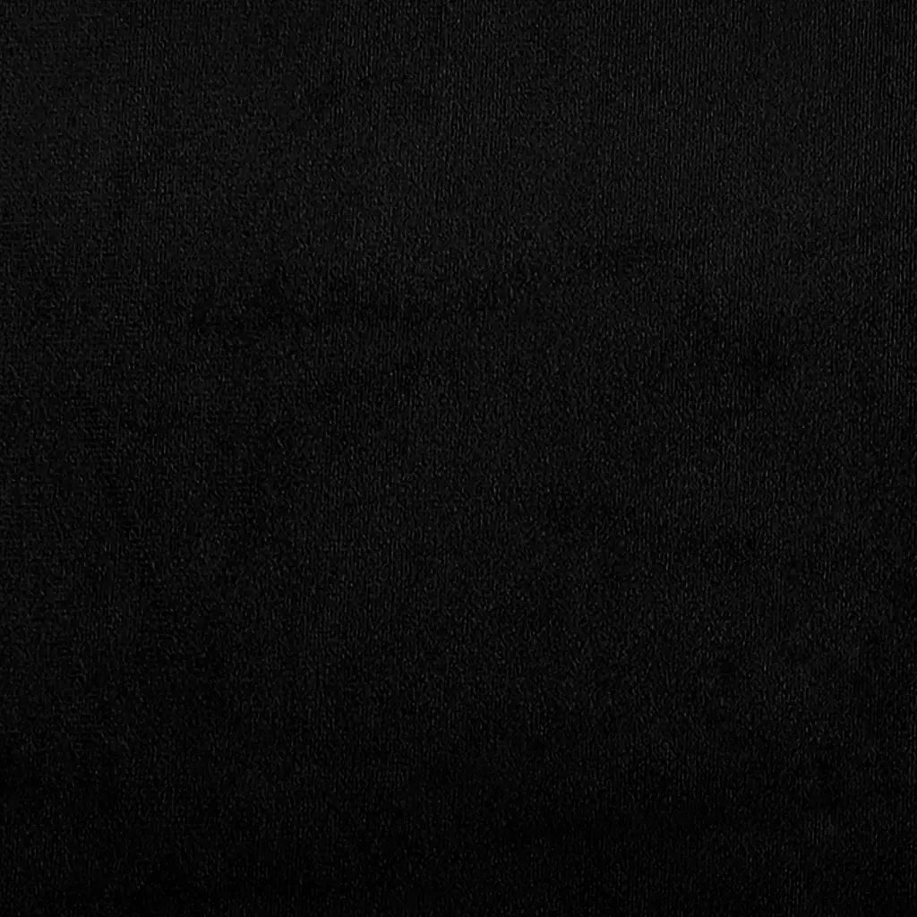 Poggiapiedi Nero 70x55x41 cm in Tessuto Microfibra 349364