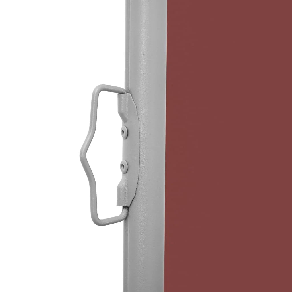 Tenda da sole laterale retrattile/schermo protettivo per patio giardino terrazza balcone 170 x 1200 cm marrone 02_0007307