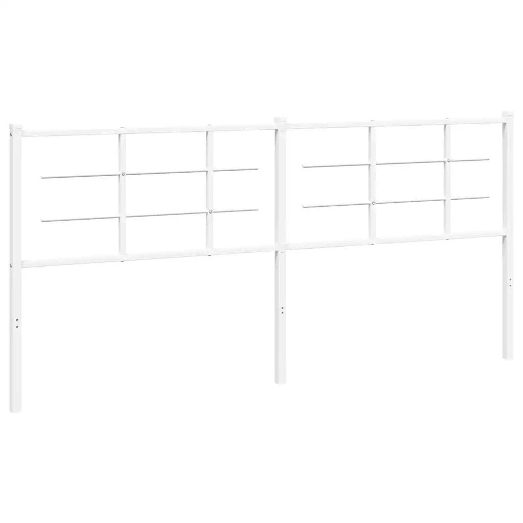 Testiera in Metallo-Testiera in Ferro-Testata Bianco 193 cm 965232