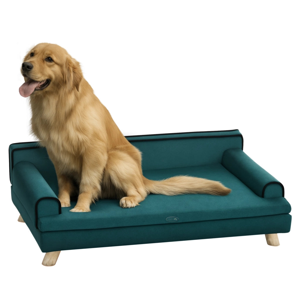 Cuscino per cani e gatti ¨C Minimal ¨C blu canard 100x62x32