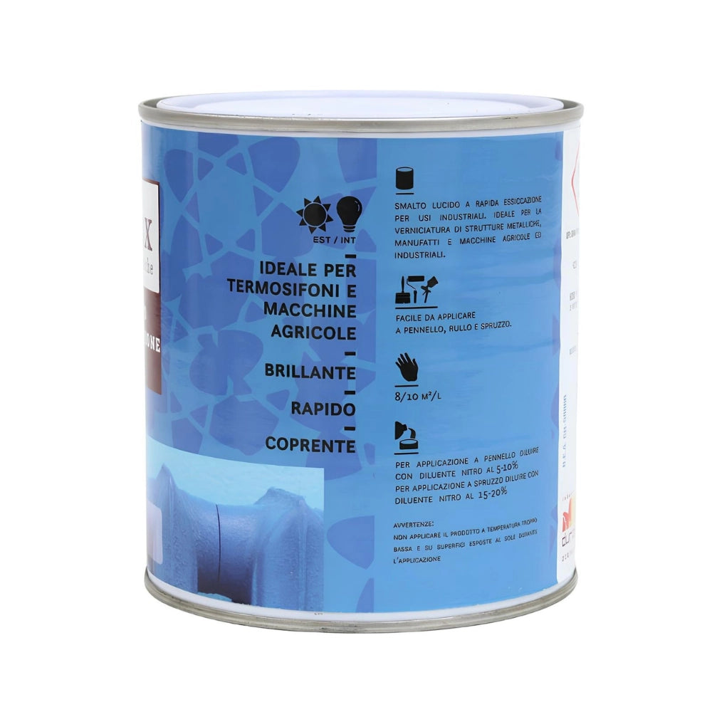 Durilux smalto sintetico lucido rapida essiccazione pompei 515 per ferro *** formato 2.5 lt, confezione 1
