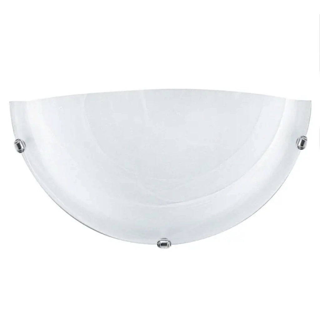 Applique alabastro bianco 1xE27 60W