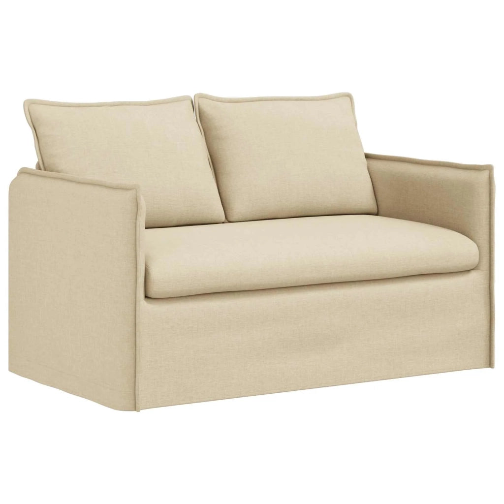 Divano Crema 136 x 82 x 85 cm Tessuto 42024516