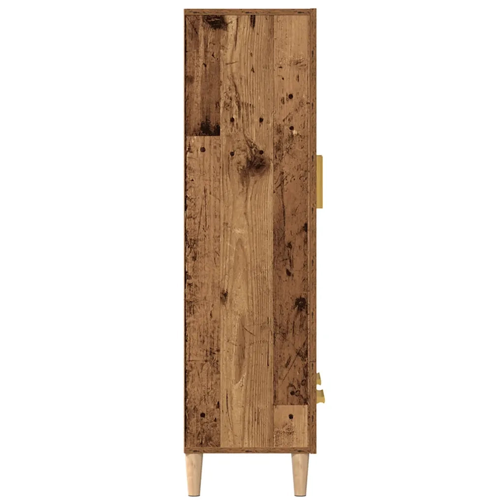 Credenza-Buffet-Armadio da cucina Legno Antico 70x31x115 cm in Legno Multistrato 234119
