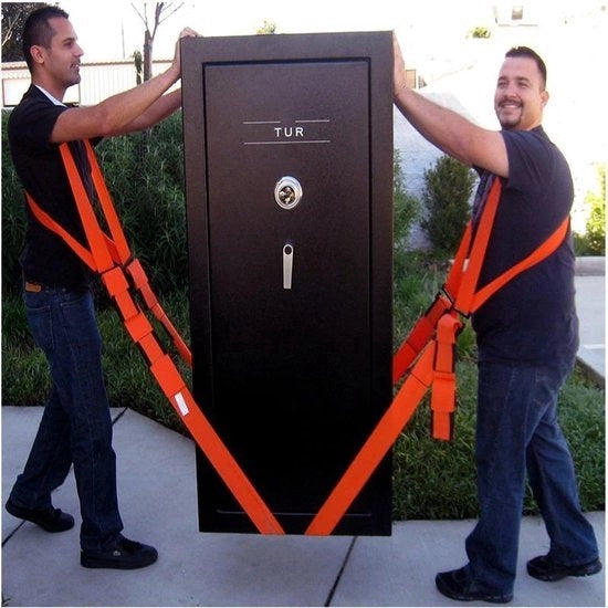 Cintura di Trasloco con Strisce di Sollevamento - Set di Cinture per Traslochi - Strisce di Sollevamento - Aiuto per il Trasloco - 2 pezzi