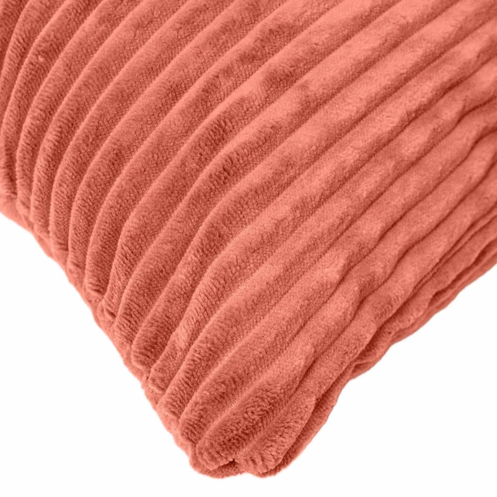 Federa 2 pcs HEERLEN Rosso Arancio 45 x 45 cm corduroy 910399