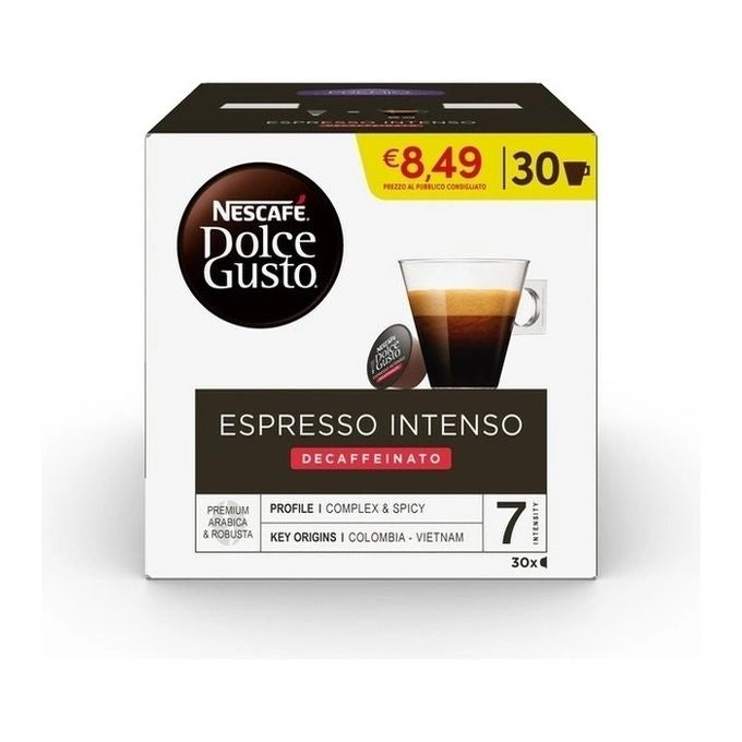 Nescafé Dolce Gusto Caffè Espresso Intenso Decaffeinato 30 Capsule