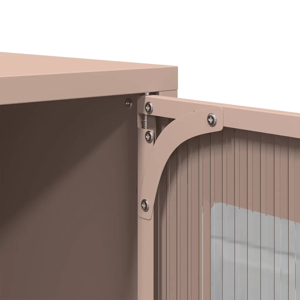 Credenza Rosa 68x39x107 cm in Acciaio 853375
