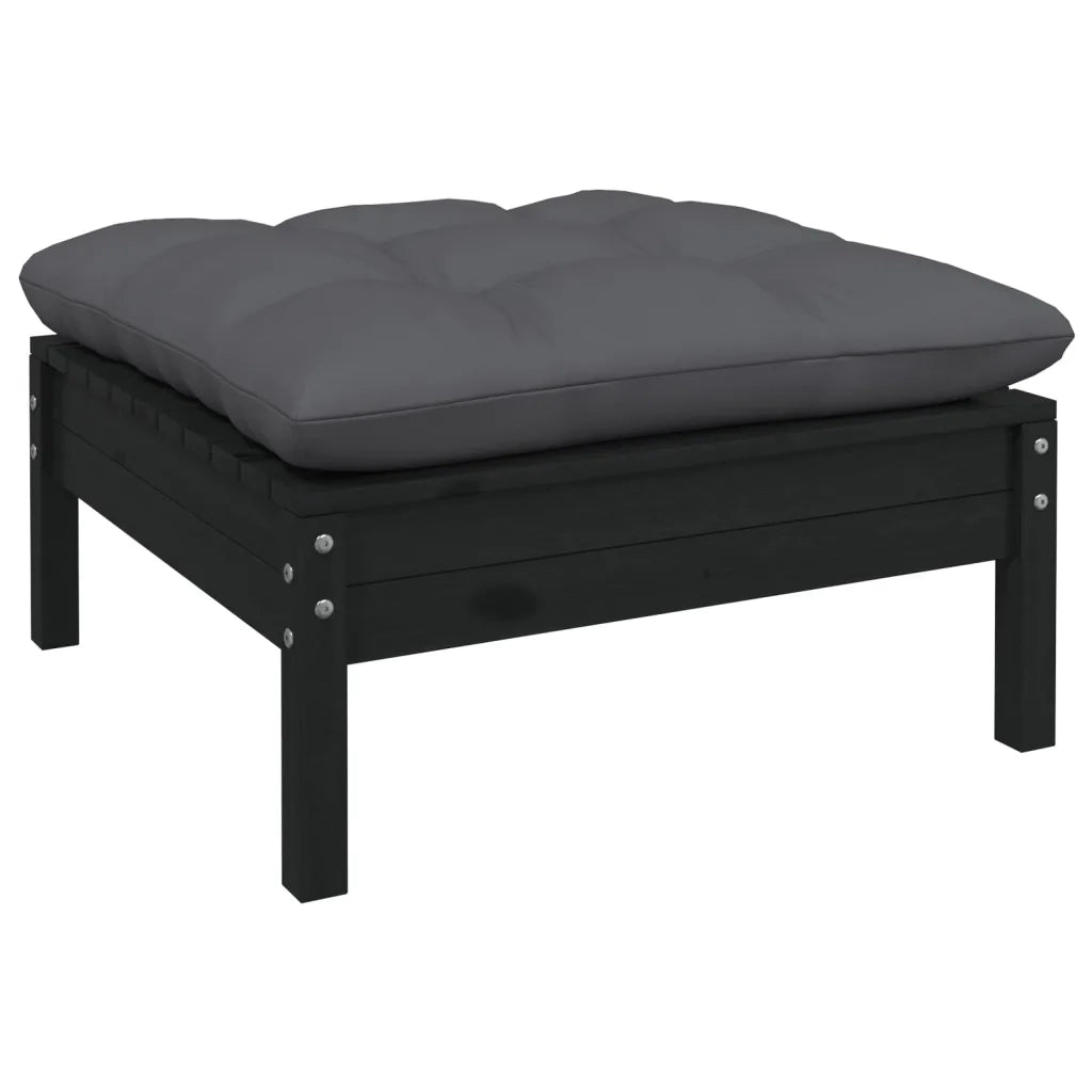 Set Divani da Giardino 3 pz | Set Salotto da Giardino con Cuscini Legno Massello di Pino