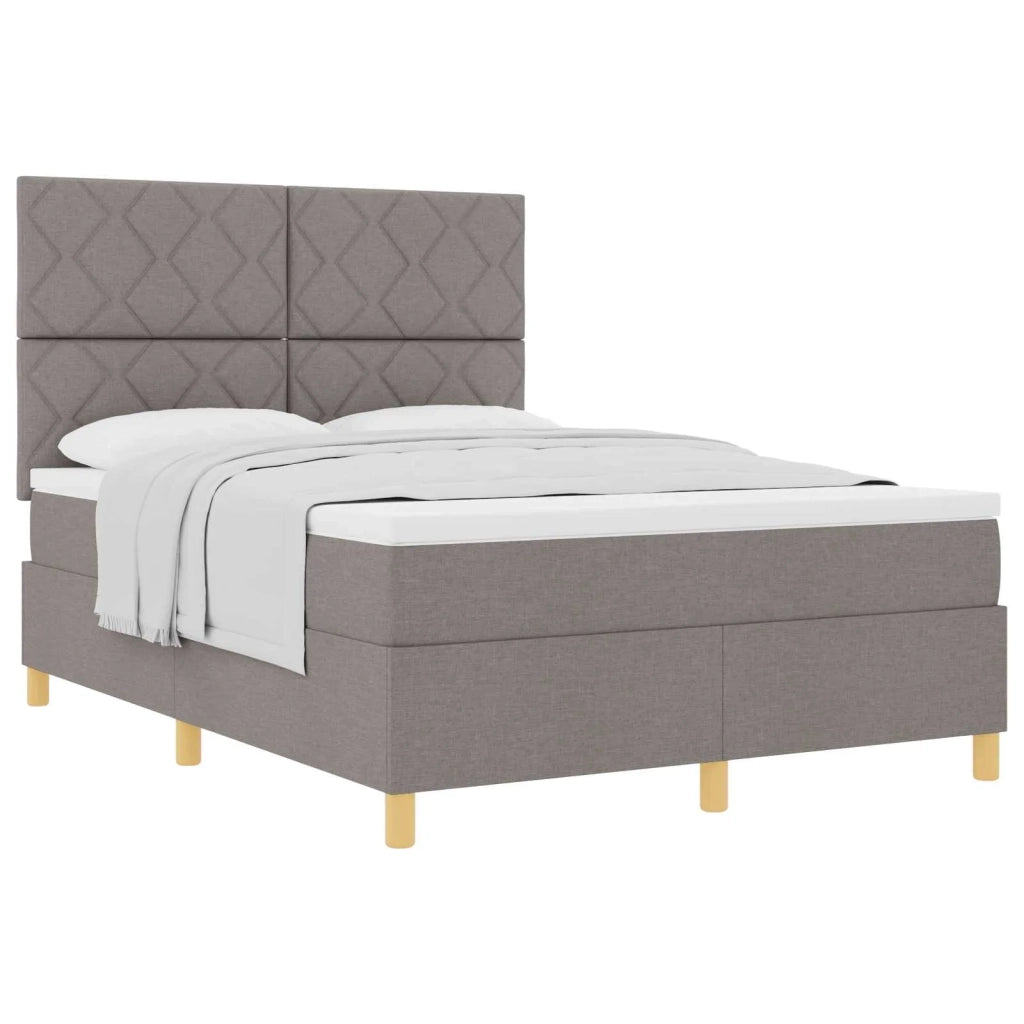 Letto a molle con materasso Talpa 140 x 200 cm Tessuto 3339704