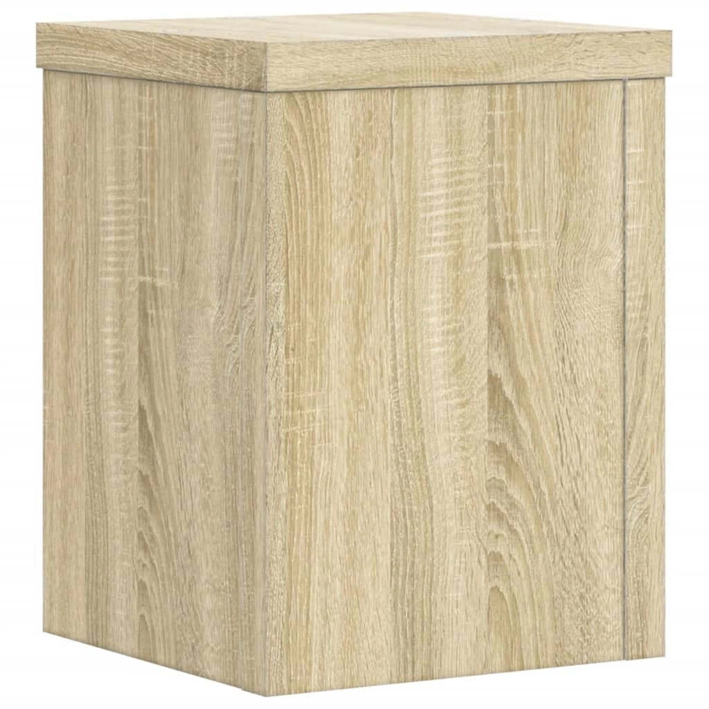 Portavasi mobili per fiori set da 2 legno ingegnerizzato Sonoma marrone 02_0045347
