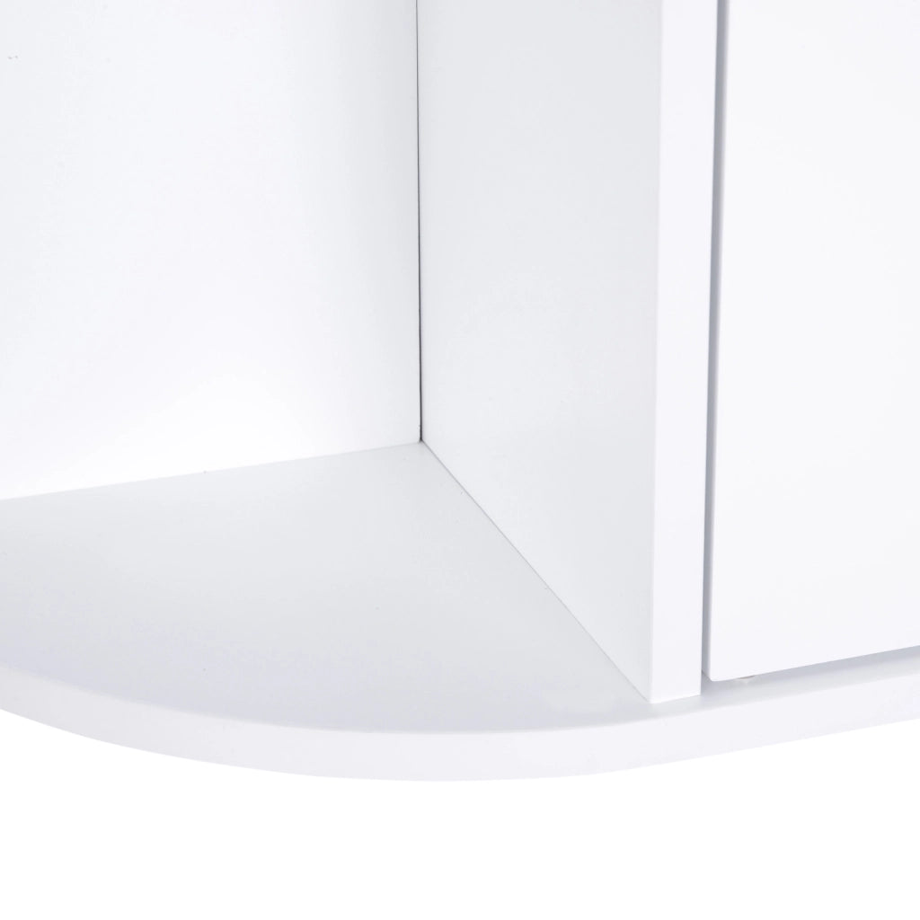 Mobile bagno con specchio ¨C Minimal ¨C 66x17x63 cm bianco