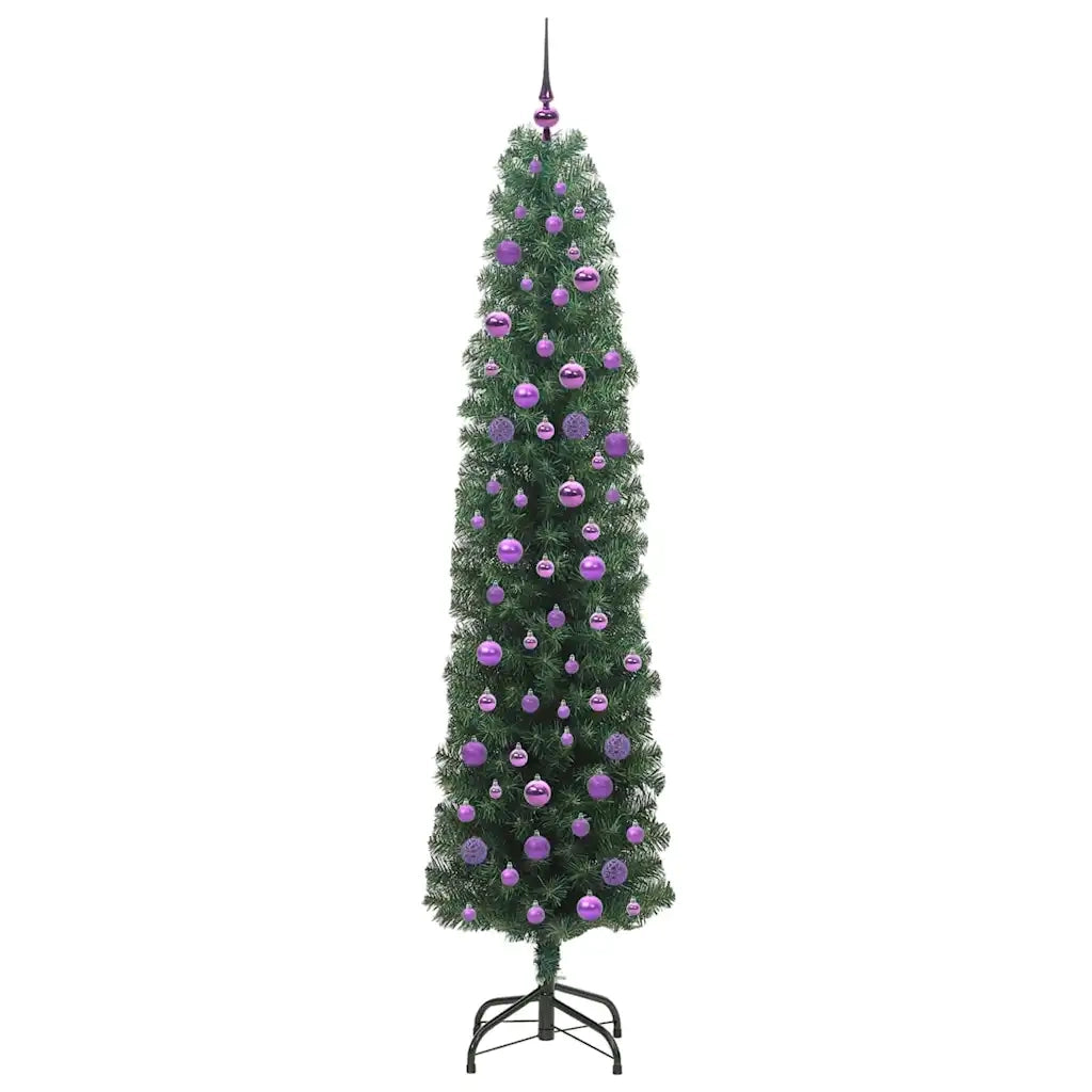 Albero di Natale artificiale con 300 LED Verde 210 cm 3394962