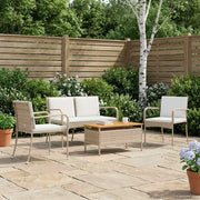 Set da giardino con cuscino acciaio 42025104