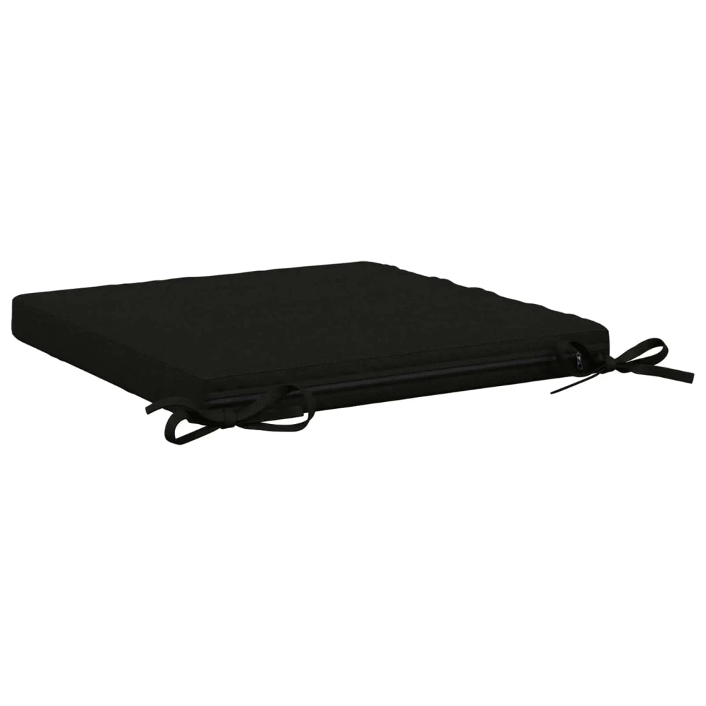 Cuscini per Sedia in 4 Pezzi SOEST 4 pz 100% Poliestere Nero 944360