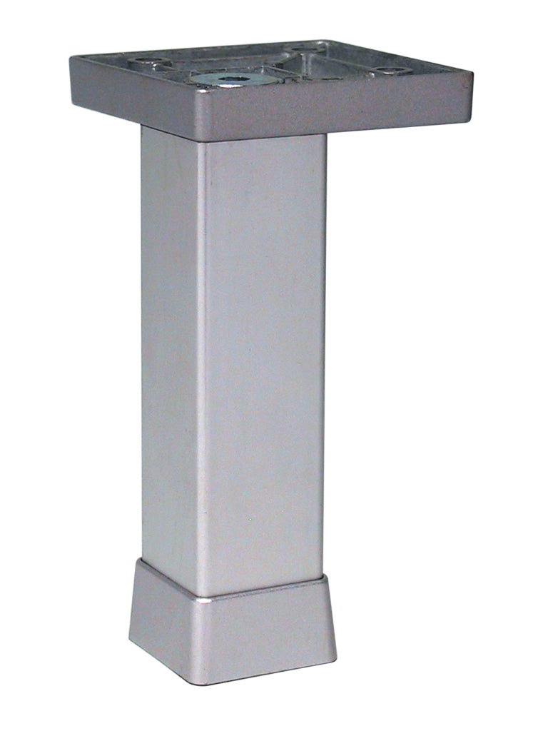 PIEDINO REGOLABILE ALLUM 120 MM P0702-Z ARGENTO- GS PLAST- 12,0 pz