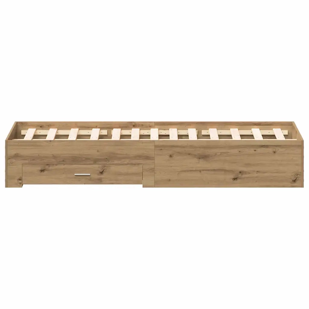 Struttura del letto Rovere artigianale 140 x 190 cm 3333973